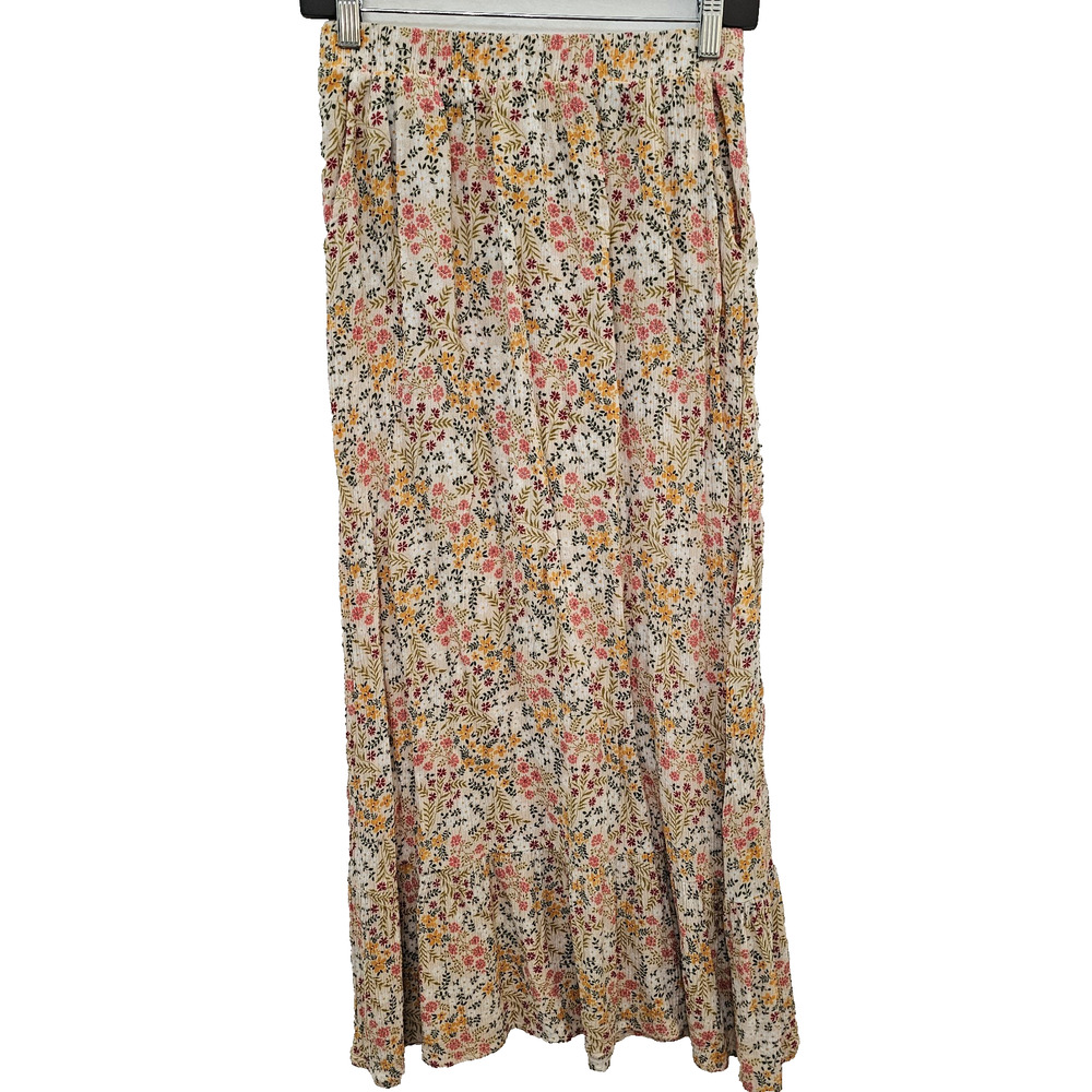 Sadie & Sage Skirt S Floral Maxi Cottage Boho Chic Coquette Romatic Flowy